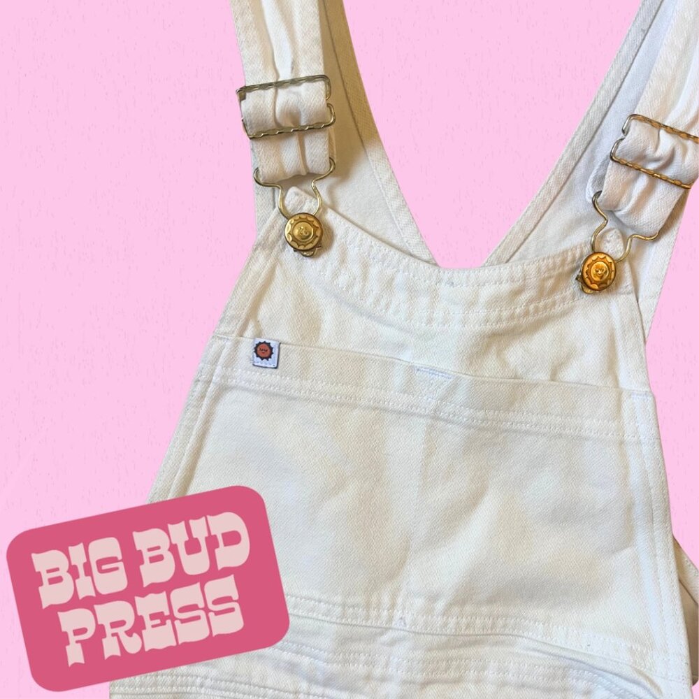Big Bud Press Original Overalls White